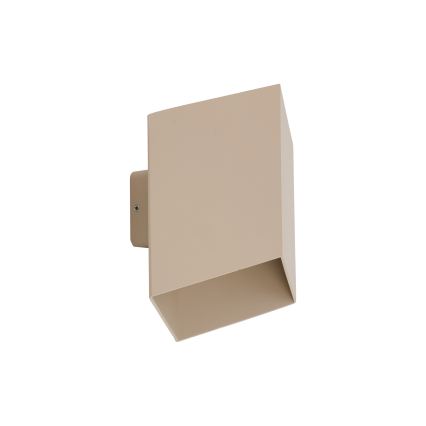 Aplique de pared LED para exterior CUBE LED/10W/230V IP54 beige