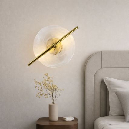 Aplique de pared LED RELAX LED/5W/230V oro/blanco