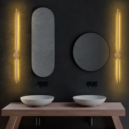 Aplique de pared LED SWORD LED/13W/230V 3000K oro mate