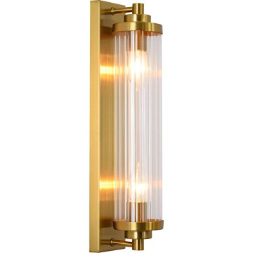 Aplique de pared LORENZO 2xE14/40W/230V dorado