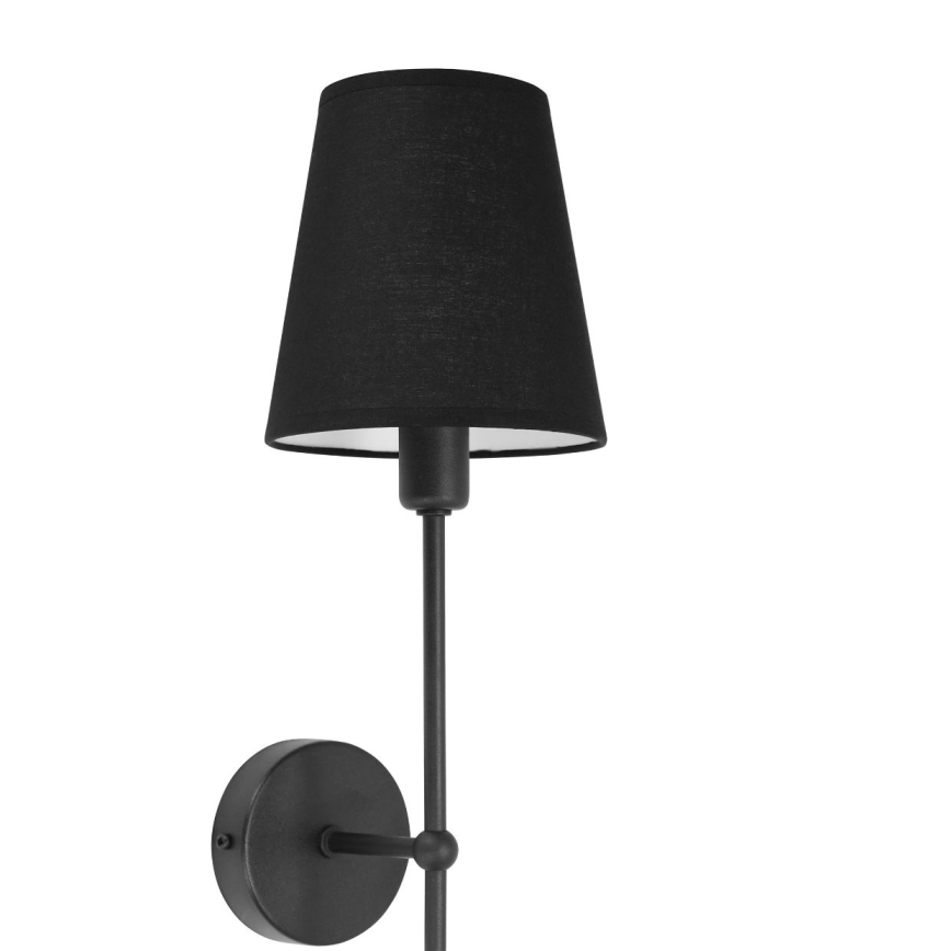 Aplique de pared MADELA 1xE14/40W/230V negro