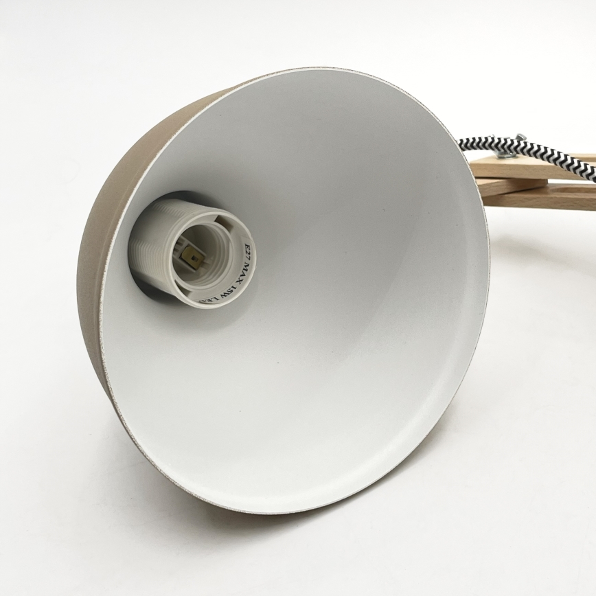 Aplique de pared MARCELLO 1xE27/15W/230V beige