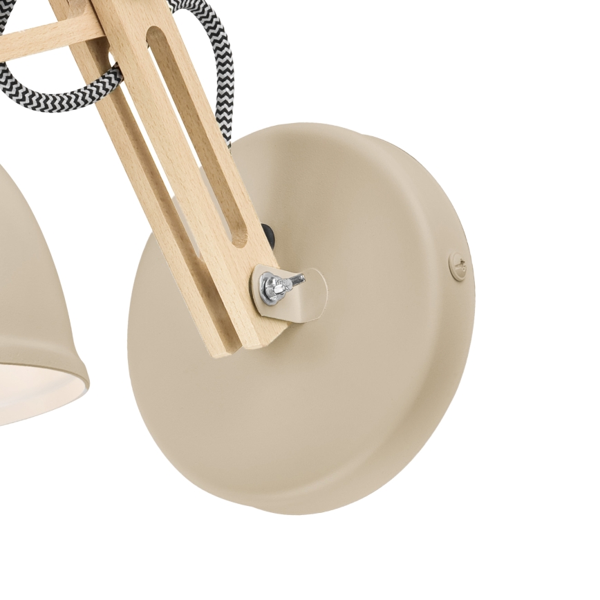 Aplique de pared MARCELLO 1xE27/15W/230V beige