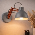 Aplique de pared MARCELLO 1xE27/60W/230V haya