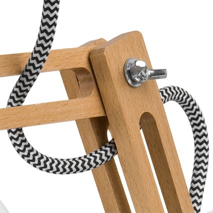 Lámpara de pared MARCELLO 1xE27/60W/230V, madera de haya