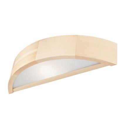 Aplique de pared NATURAL 1xE27/60W/230V pino/beige
