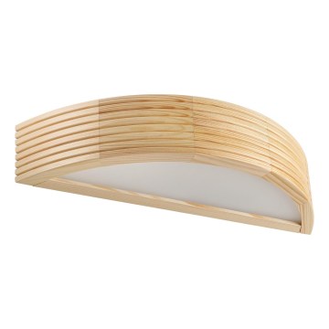 Aplique de pared NATURAL MODERN 1xE27/15W/230V en pino