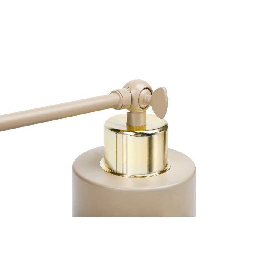 Aplique de pared orientable con interruptor ELEN 1xE27/35W/230V beige/dorado