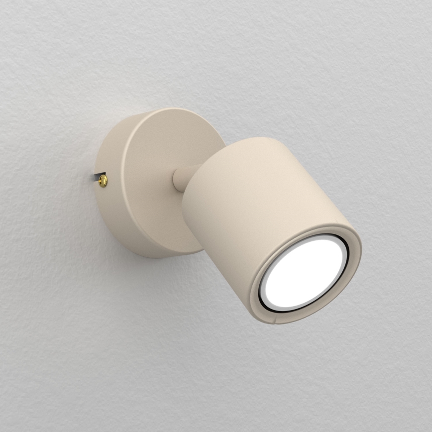 Aplique de pared orientable DEMIA 1xGU10/8W/230V beige