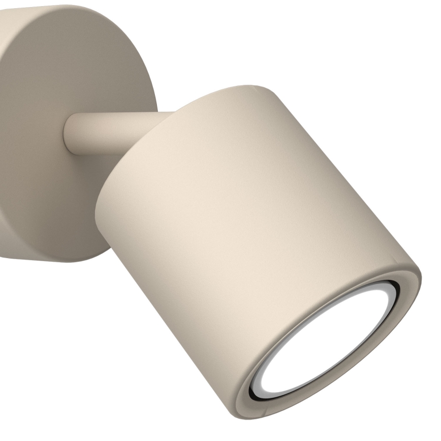 Aplique de pared orientable DEMIA 1xGU10/8W/230V beige