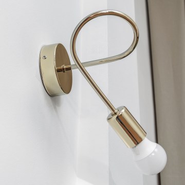 Aplique de pared OXFORD 1xE27/15W/230V dorado