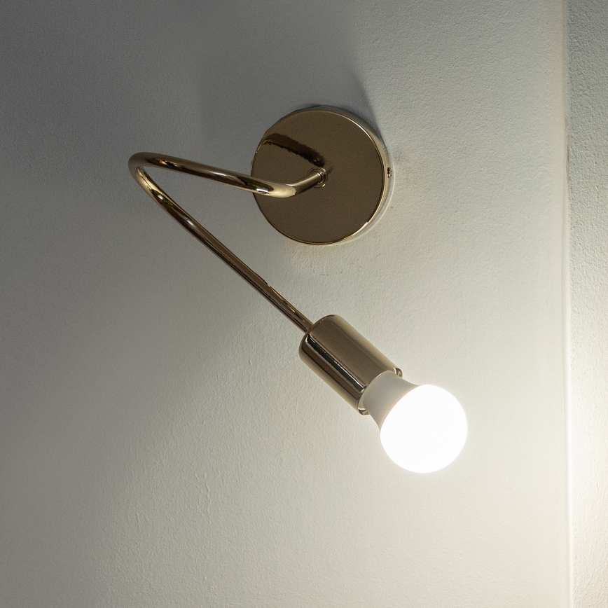 Aplique de pared OXFORD 1xE27/15W/230V dorado