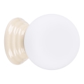 Aplique de pared para baño ZORI 1xG9/8W/230V IP44 beige