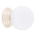 Aplique de pared para baño ZORI 1xG9/8W/230V IP44 beige