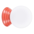 Aplique de pared para baño ZORI 1xG9/8W/230V IP44 rosa