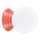 Aplique de pared para baño ZORI 1xG9/8W/230V IP44 rosa