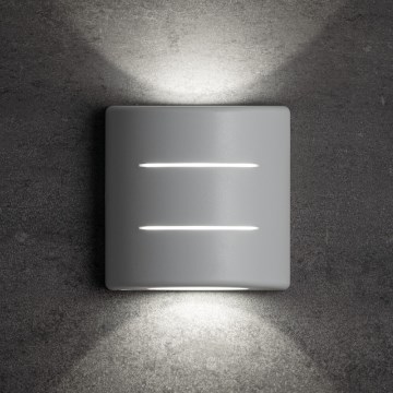 Aplique de pared para exterior REFAZI LED/6W/230V IP54 blanco