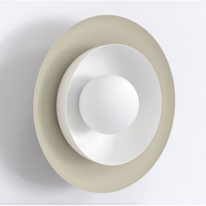 Aplique de pared POPPI 1xG9/8W/230V beige/blanco