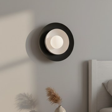 Aplique de pared POPPI 1xG9/8W/230V negro/blanco