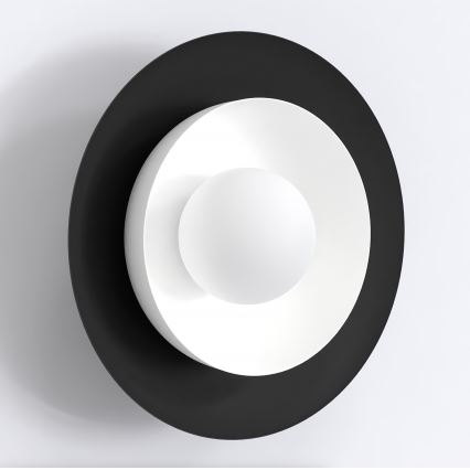 Aplique de pared POPPI 1xG9/8W/230V negro/blanco