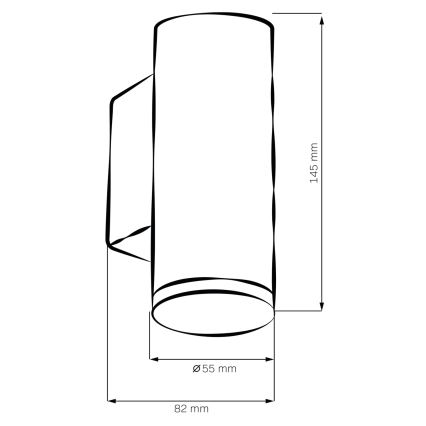 Aplique de pared LED RGBW regulable para baño TURYN 1xGU10/4,8W/230V 3000K IP44 blanco + control remoto