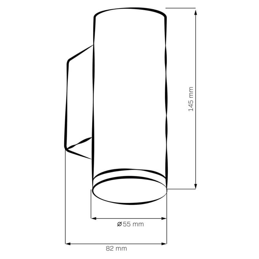 Aplique de pared LED RGBW regulable para baño TURYN 1xGU10/4,8W/230V 3000K IP44 blanco + control remoto