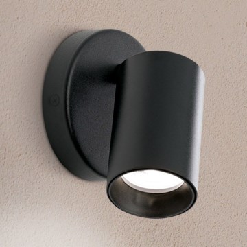 Aplique de pared SEAN 1xGU10/13W/230V negro