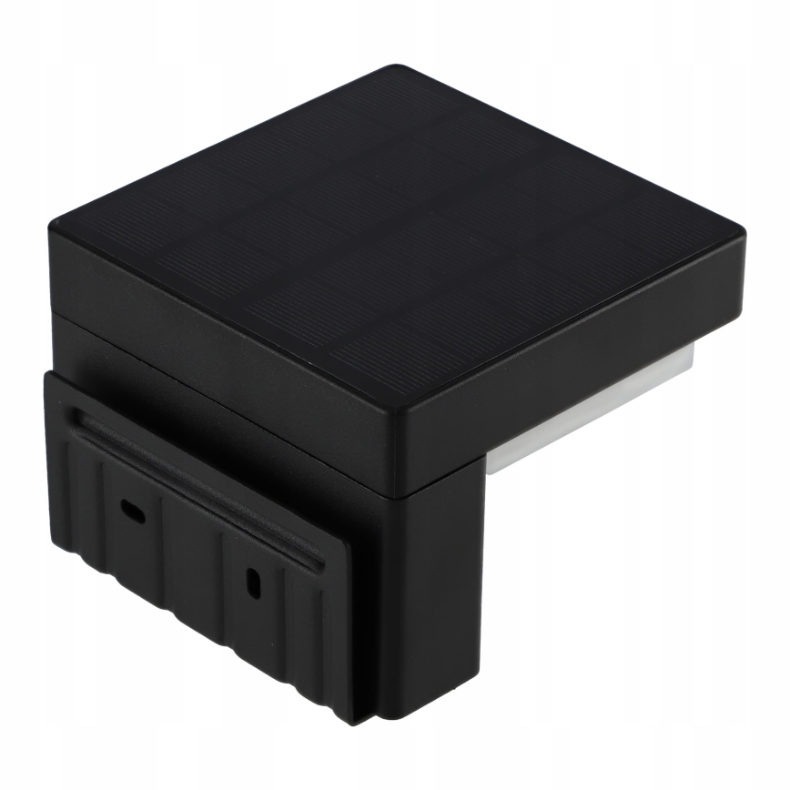 Aplique de pared solar LED con sensor LED/5W/3,7V 2000 mAh IP44 negro