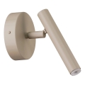 Aplique de pared tipo foco STALACTITE 1xG9/3W/230V beige