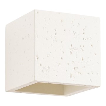 Aplique de pared tipo spot QUAD 1xG9/8W/230V hormigón/crema