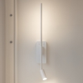 Aplique de pared TORCH LED/6W/230V + LED/3W blanco