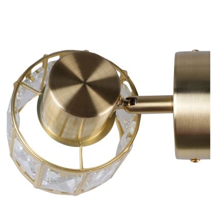 Aplique de pared ZAHARA 1xE27/10W/230V dorado