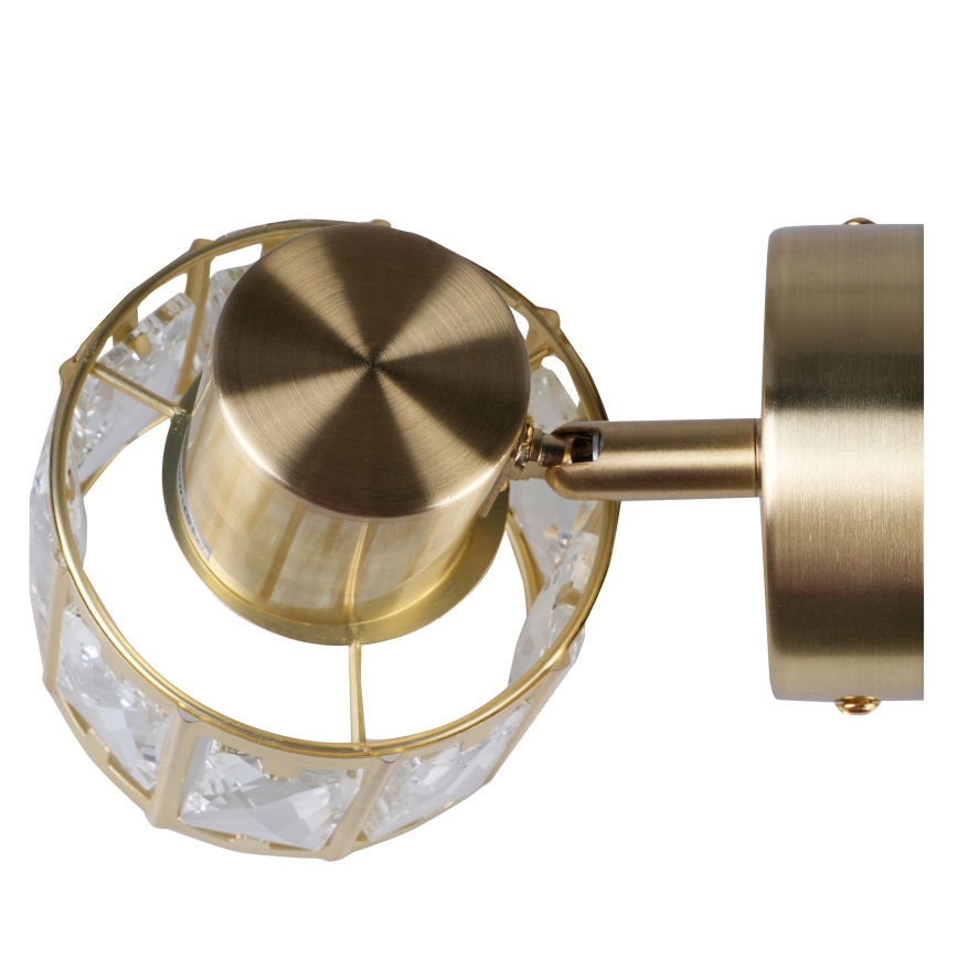 Aplique de pared ZAHARA 1xE27/10W/230V dorado