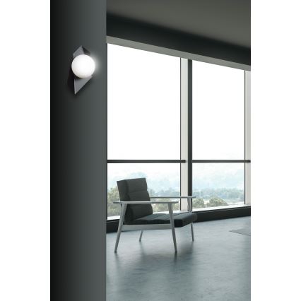 Aplique DRIFTON 1xE14/10W/230V negro