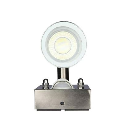 Lámpara de pared exterior con sensor 2xGU10/35W/230V IP44