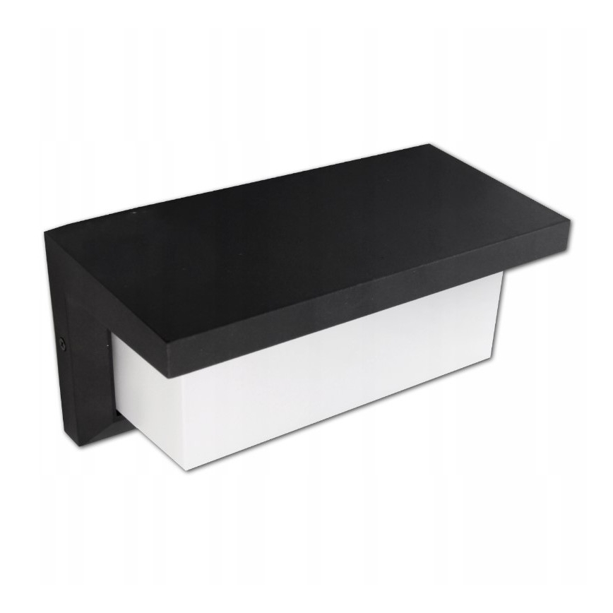 Aplique LED de exterior con sensor LED/12W/230V IP54 negro