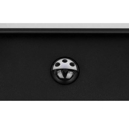 Aplique de pared LED para exterior con sensor de movimiento y sensor crepuscular LED/36W/230V 3000/4000/6500K IP54 negro