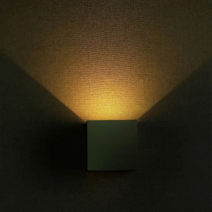 Aplique LED de exterior LED/11W/230V 3000K IP65 gris