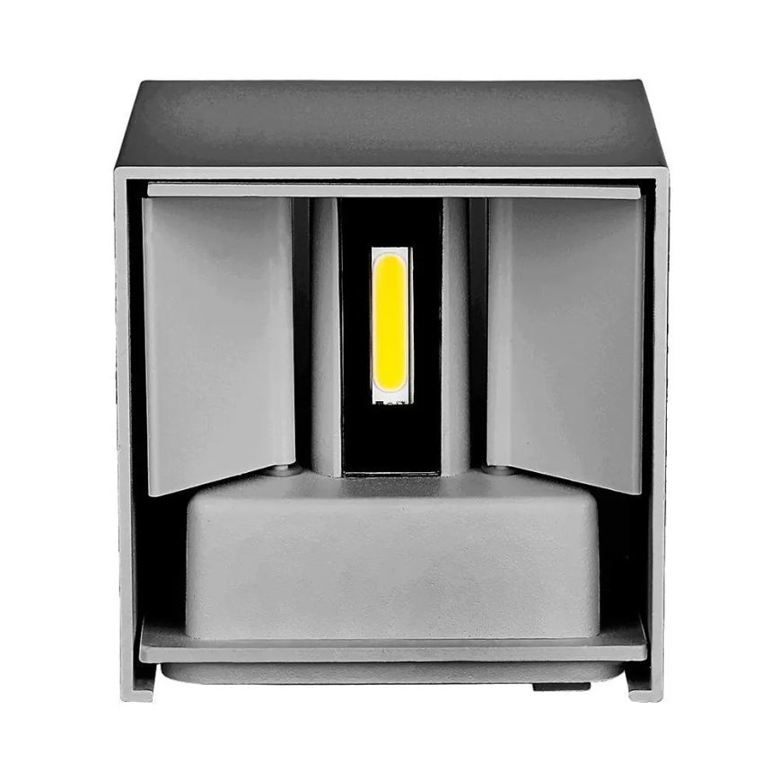 Aplique LED de exterior LED/11W/230V 3000K IP65 gris
