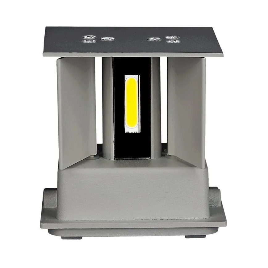 Aplique LED de exterior LED/11W/230V 3000K IP65 gris