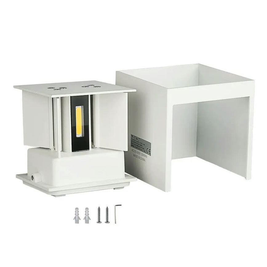 Aplique LED de exterior LED/5W/230V 3000K IP65 blanco