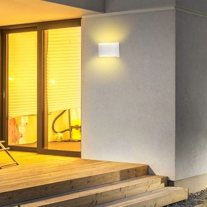 Aplique LED de exterior LED/9W/230V 4000K IP54 blanco