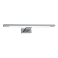 Aplique LED de pared para baño SHINE/7W/230V 40 cm IP44 cromo brillante
