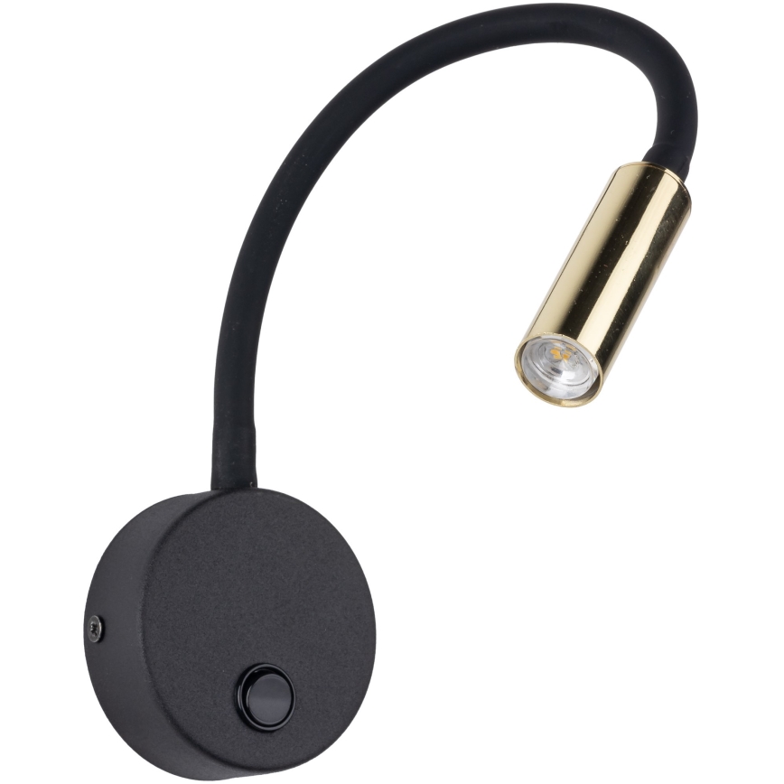 Aplique LED LAGOS 1xG9/3W/230V 4000K negro/dorado