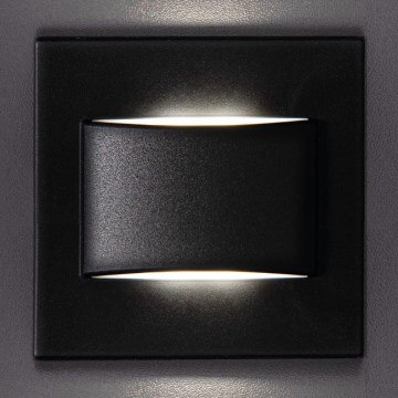 Aplique LED para escalera ERINUS LED/1,5W/12V 4000K negro