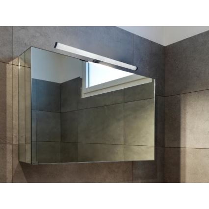 Aplique LED para espejo de baño 12W/230V 59,5 cm IP44 negro