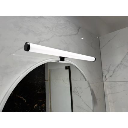 Aplique LED para espejo de baño 12W/230V 59,5 cm IP44 negro