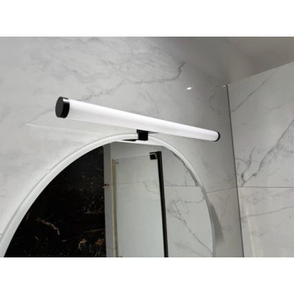 Aplique LED para espejo de baño 12W/230V 59,5 cm IP44 negro