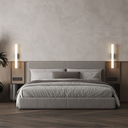 Iluminación LED para espejo de baño LINEA LED/12W/230V 3000/4000/6000K IP44 61 cm negra