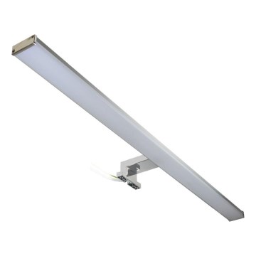Aplique LED para espejo de baño REDAL, 15 W, 230 V, 78 cm, IP44, acabado en cromo brillante